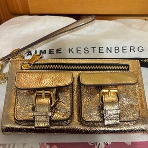 Aimee Kestenberg Saddle Up Leather Wristlet